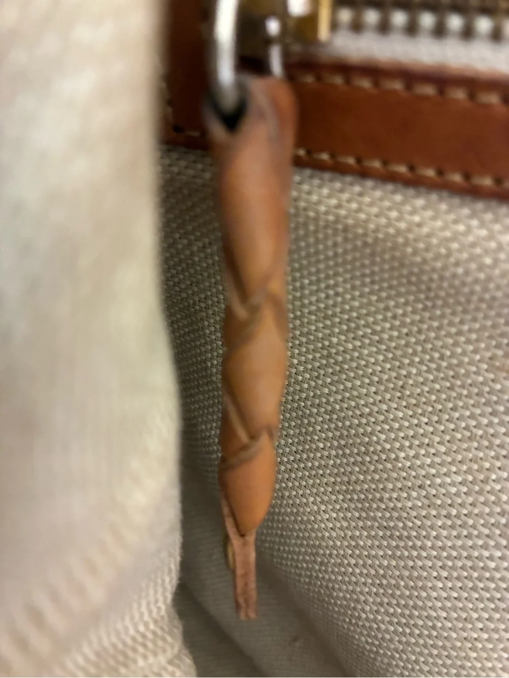MILANER Elena Handwoven Leather Tote Bag Basket Shopper NWOT